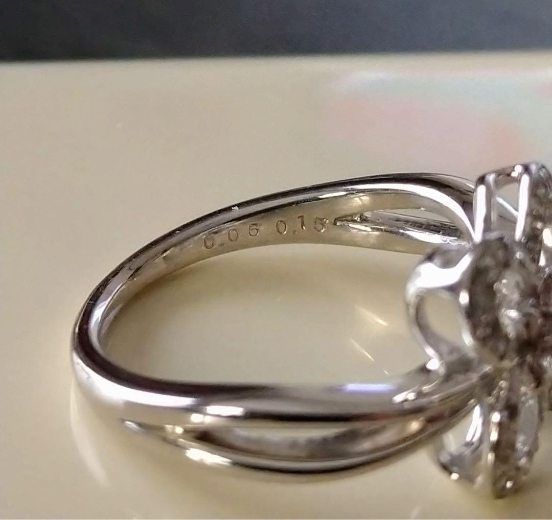 天然ピンクダイヤモンド リング♡K18wg♡