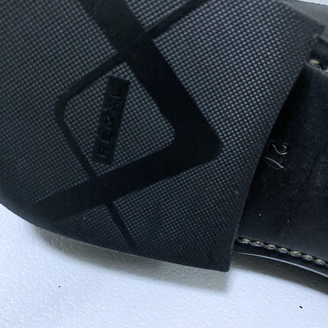 美品 REGAL ビジネスシューズ 607R ストレートチップ 本革 黒 27