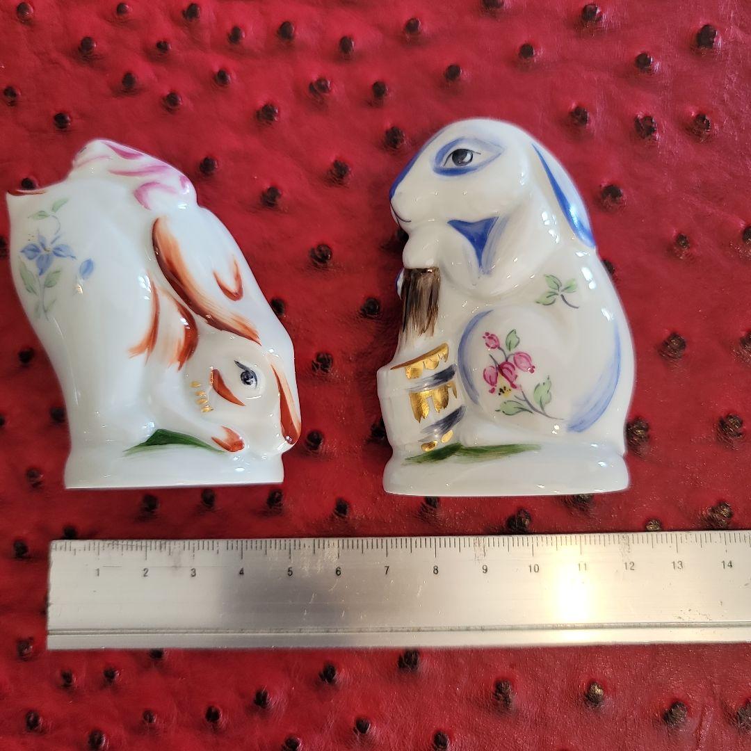 マイセンの干支シリーズ 兎 置物