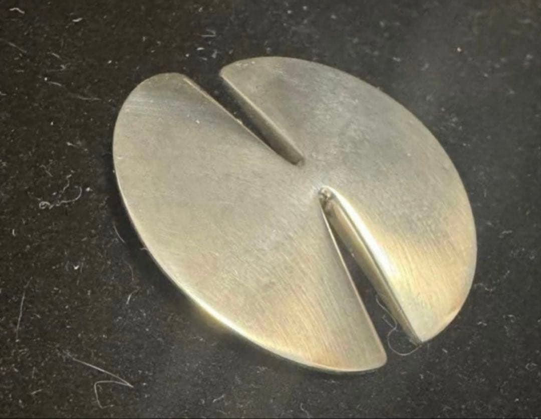 専用。ジョージジェンセン 大胆なブローチ 337B シルバー。長期保存、現状