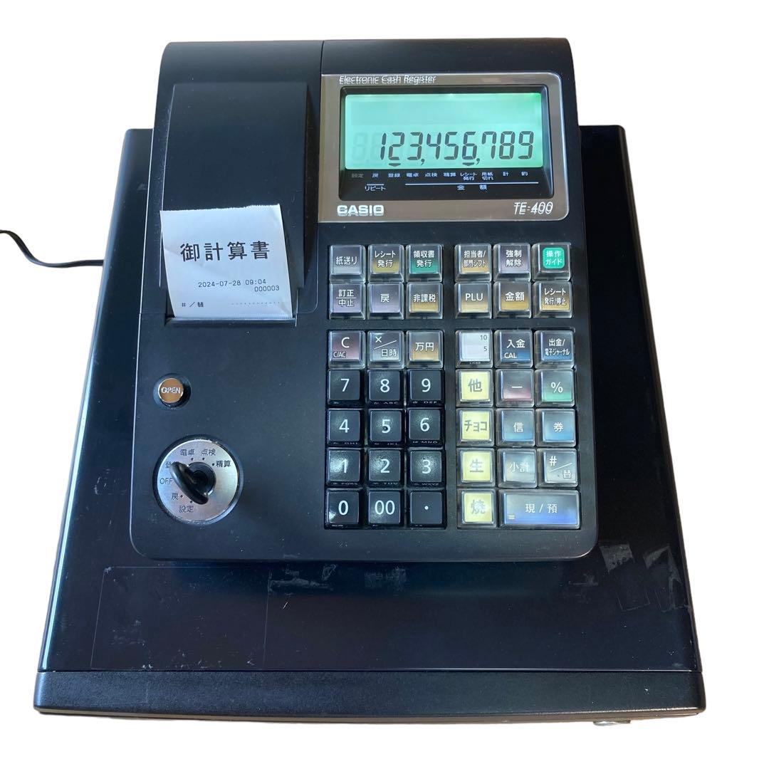 CASIO レジ　TE 400 付属品多数