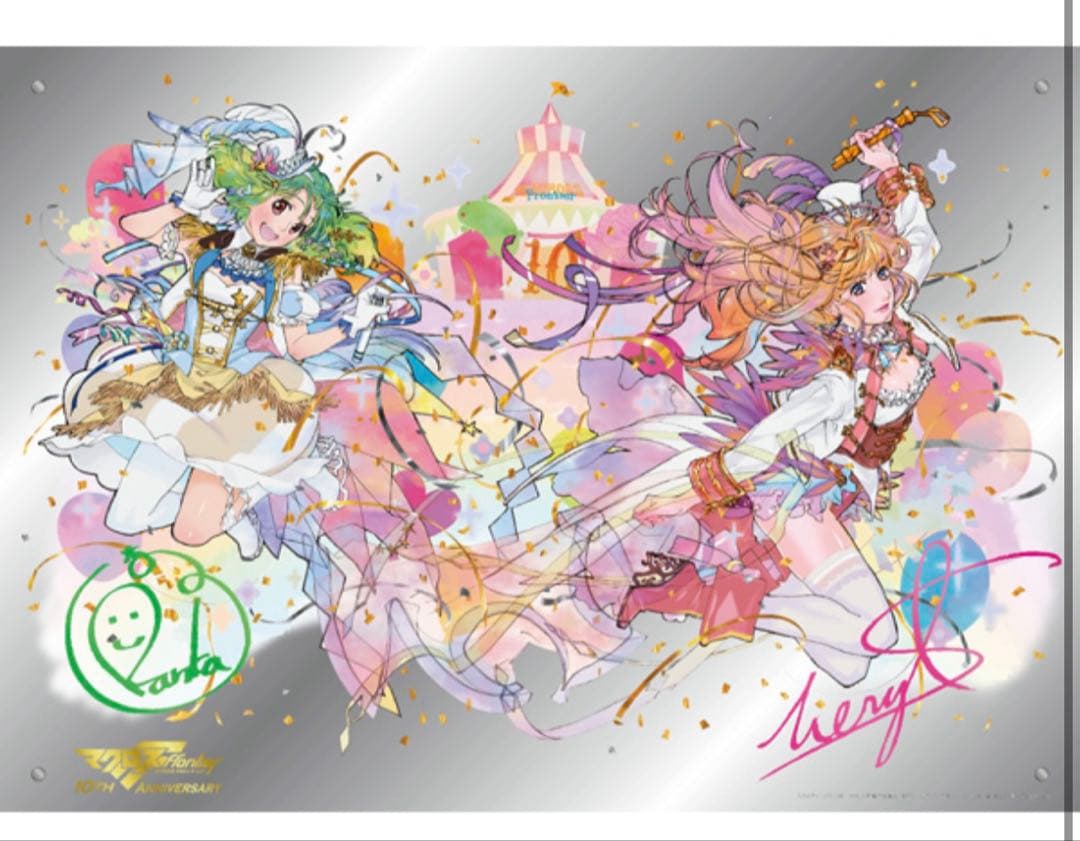 『マクロスＦ』10周年 プレミアムアクリルアートパネル(シルバー)