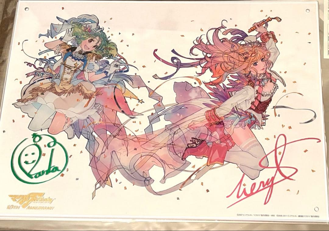 『マクロスＦ』10周年 プレミアムアクリルアートパネル(シルバー)