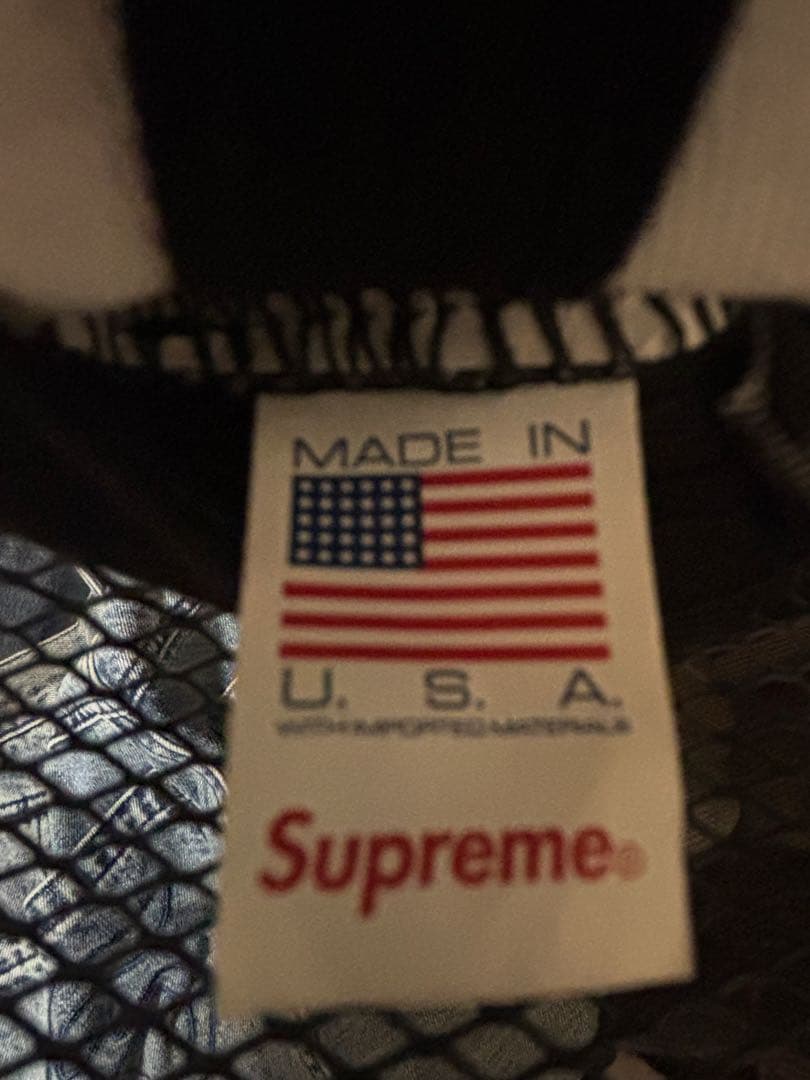 SUPREME ブラック キャップ