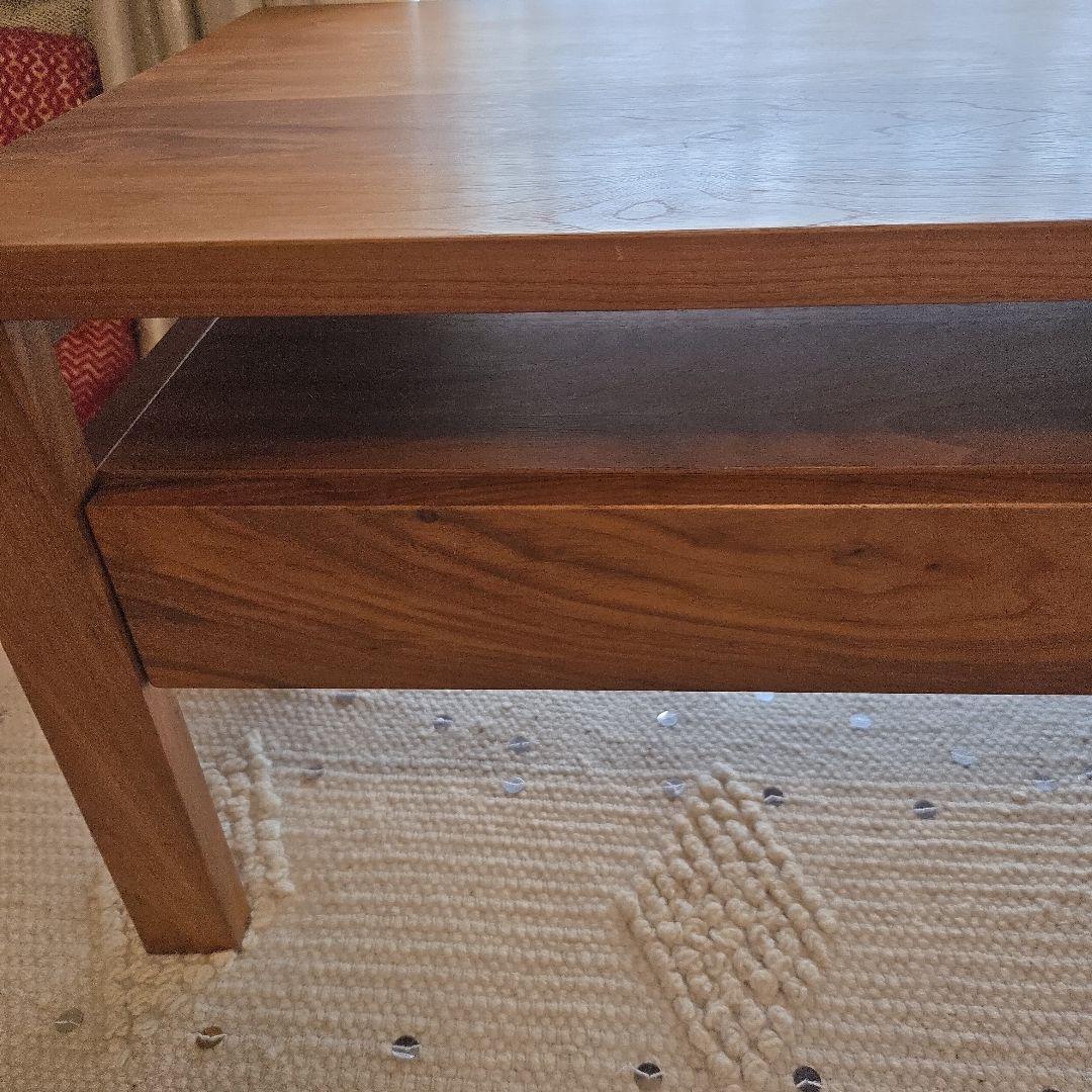 リビングテーブル　ウォールナット無垢　 幅110