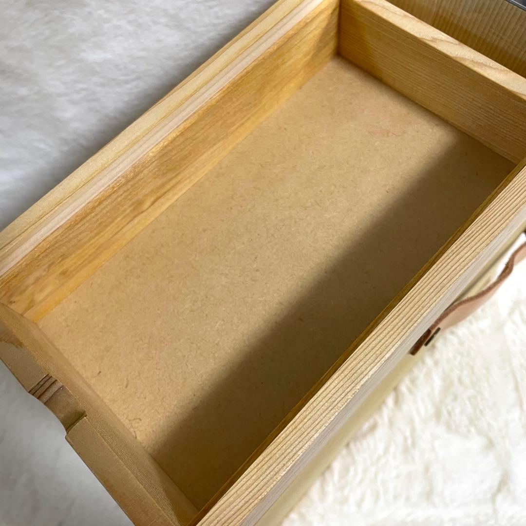 未使用　KURASHI & Trips 天然木製のメイクボックス