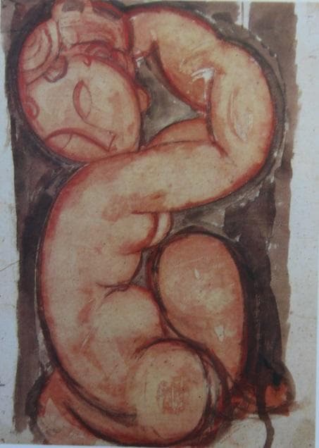 PABLO PICASSO、パブロ・ピカソ、【裸婦】、超希少画・海外レゾネ