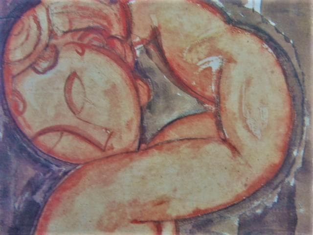 PABLO PICASSO、パブロ・ピカソ、【裸婦】、超希少画・海外レゾネ