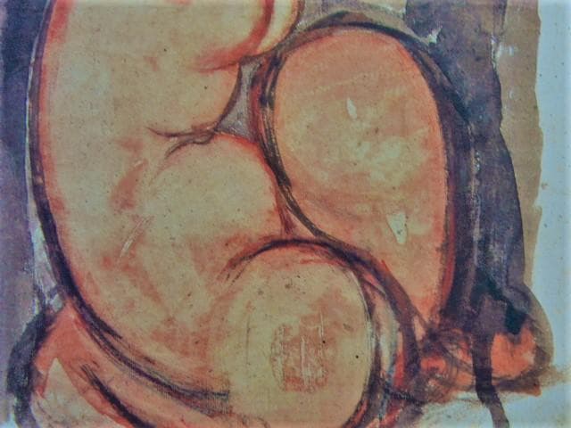 PABLO PICASSO、パブロ・ピカソ、【裸婦】、超希少画・海外レゾネ