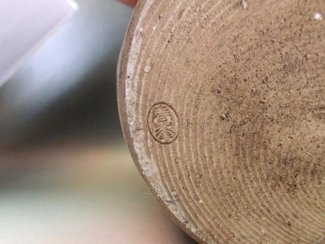 水指●筒水指 【春峰造】鉄釉 漆器蓋 塗蓋 茶釉 お茶道具 時代物 骨董品■