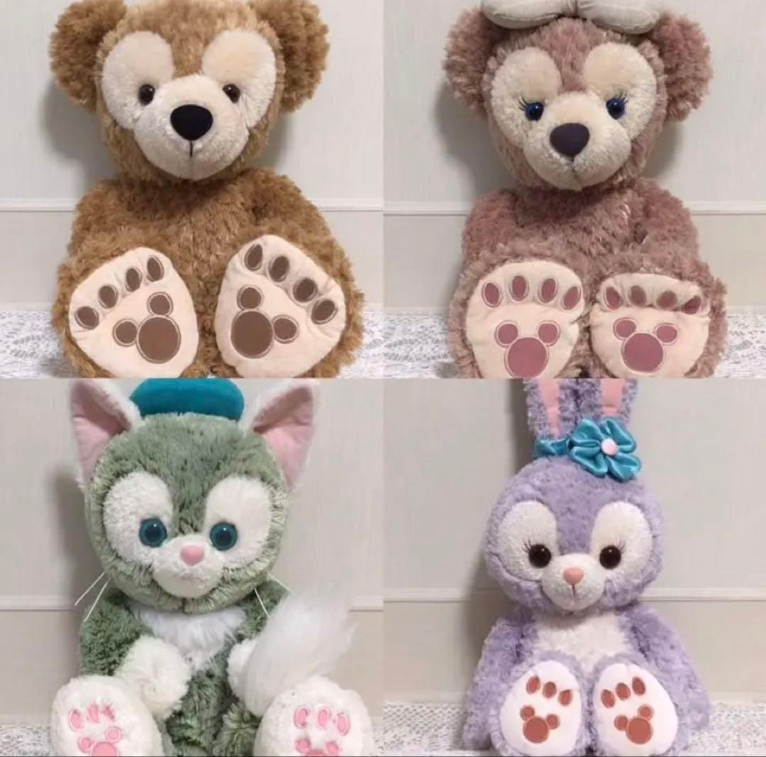 最終値下ダッフィーシェリーメイジェラトーニステラルーMサイズぬいぐるみ4体セット