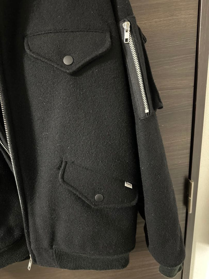 STUSSY “MA-1 Type” wool jacket ※美品