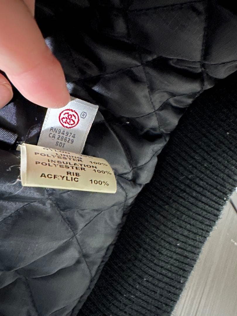 STUSSY “MA-1 Type” wool jacket ※美品