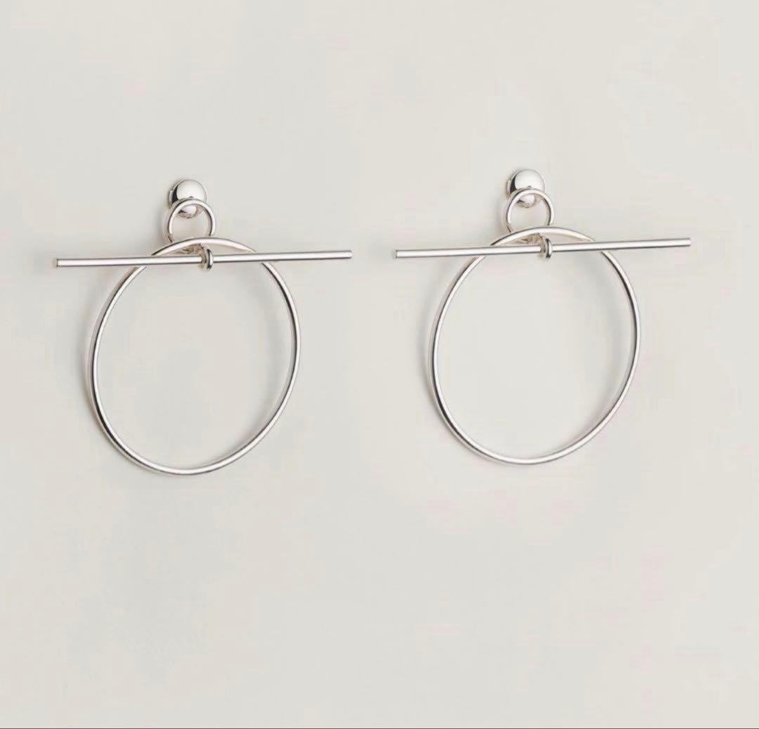 エルメス　フープピアス　ループ　MM 新品未使用