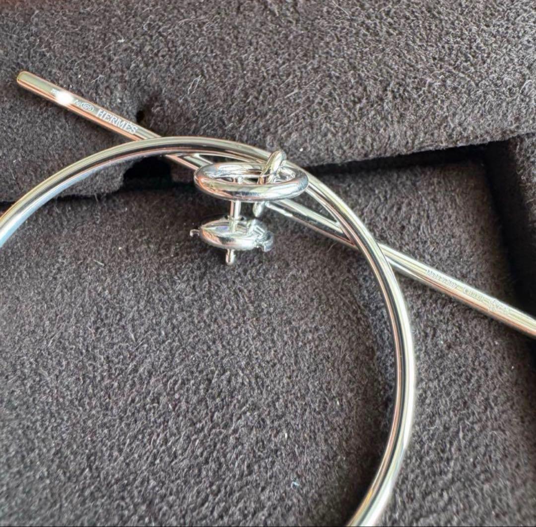 エルメス　フープピアス　ループ　MM 新品未使用