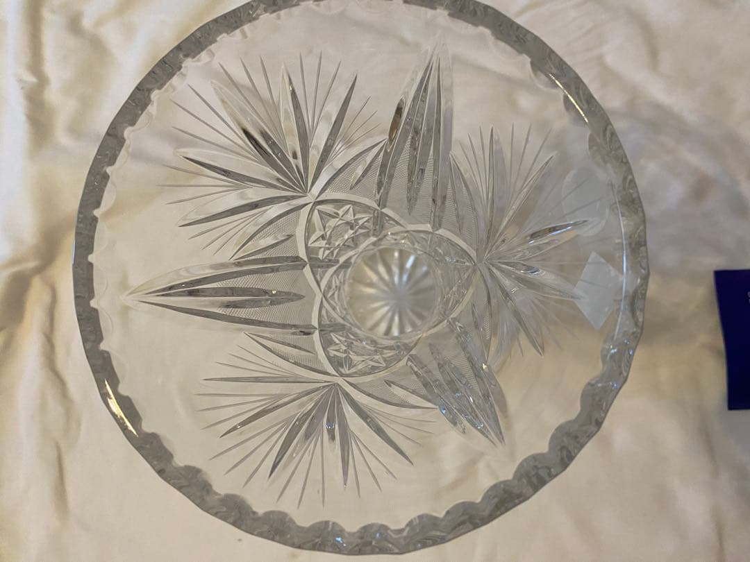 【新品】ボヘミアグラス　ラスカ　クリスタル　花瓶　チェコ製