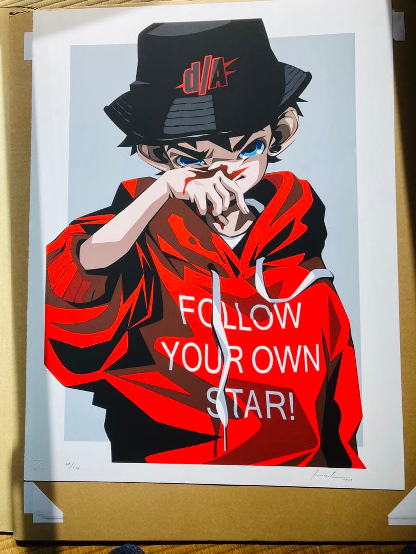 松浦浩之　d/A シルクスクリーン　版画