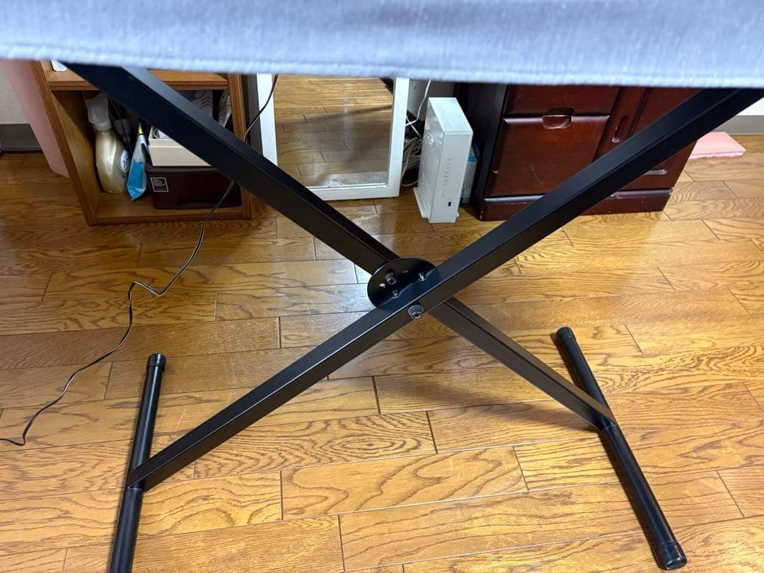 CASIO 光ナビゲーション 電子キーボード LK301BB 純正スタンド付