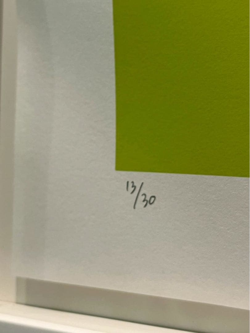 谷口小夏 minor role(green) 2021 シルクスクリーン