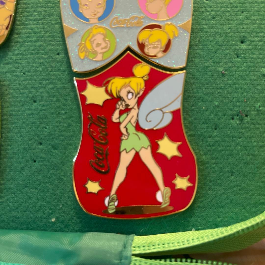コカ・コーラ ティンカーベルピンズ　4個セット　LE100
