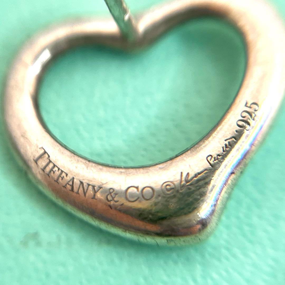 TIFFANY&Co. ティファニー オープンハート ピアス シルバー925