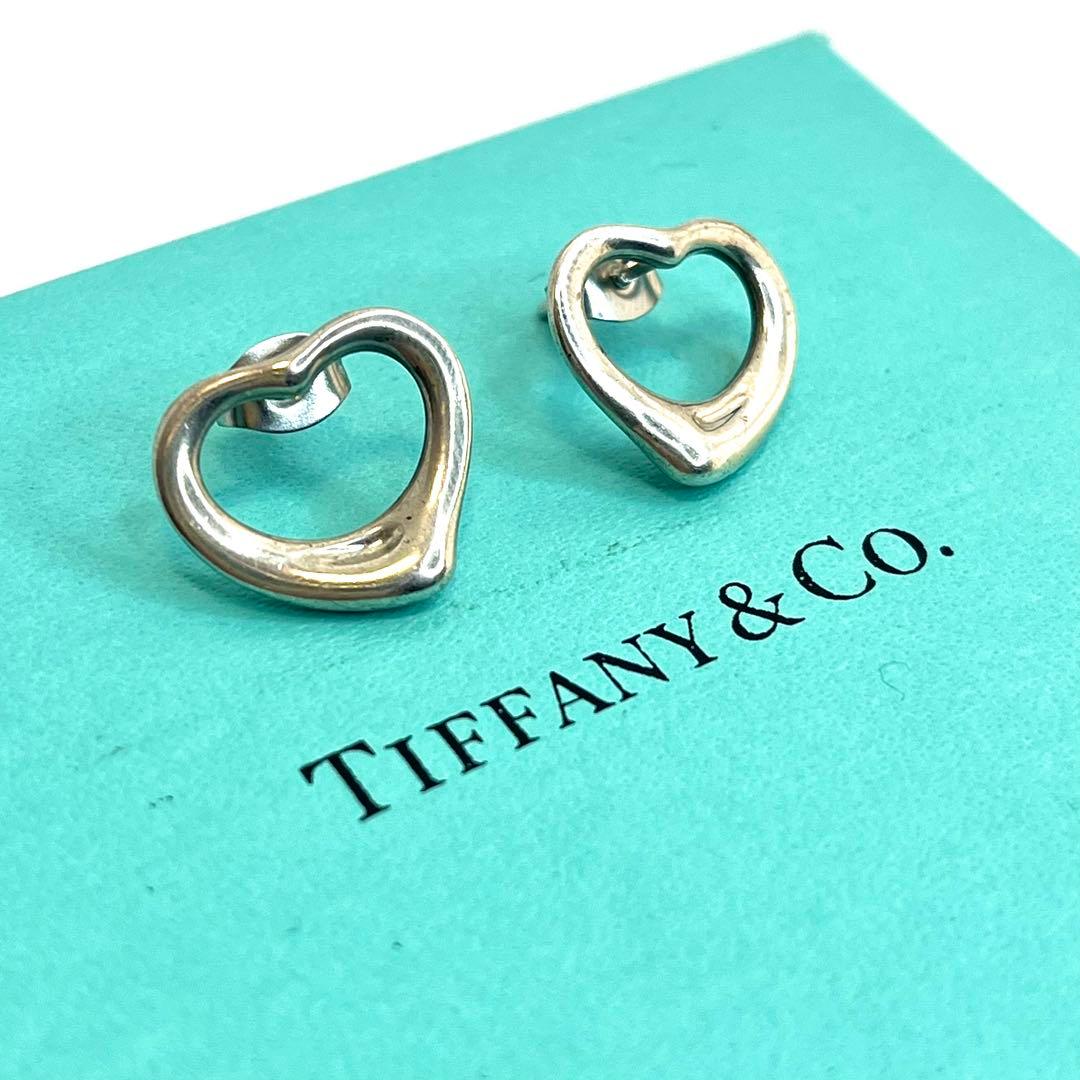 TIFFANY&Co. ティファニー オープンハート ピアス シルバー925