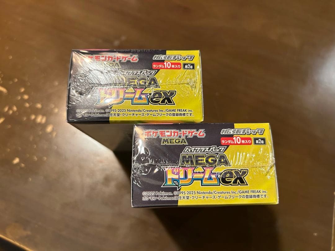 ポケモンカードゲーム MEGA ドリーム EX 2パック　未開封シュリンク付