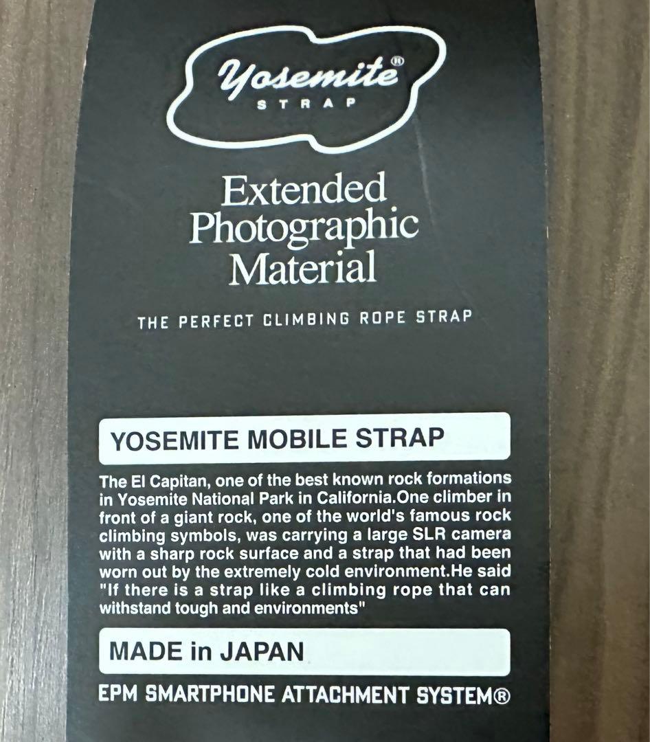 中古品 ヨセミテストラップ YOSEMITE MOBILE STRAP