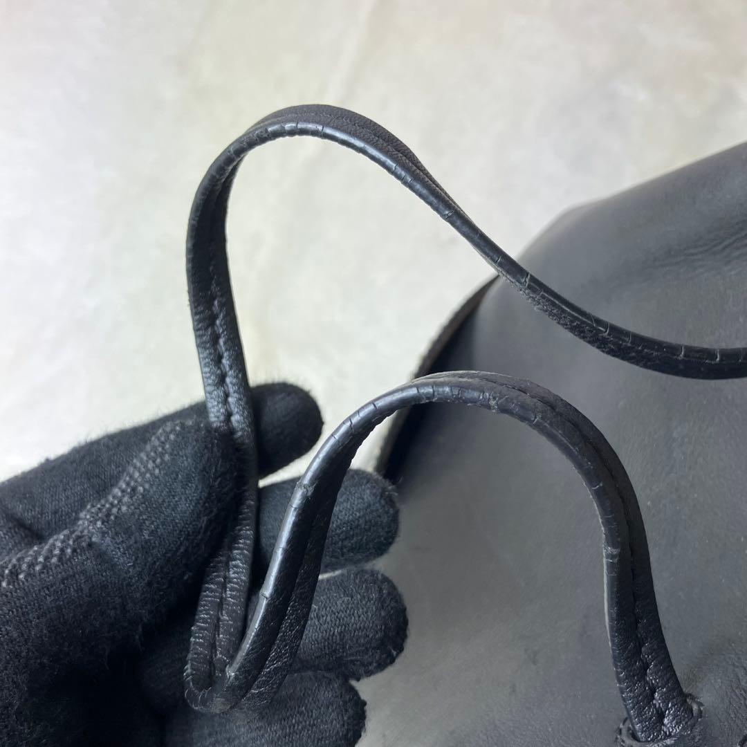 J&M Davidson✨デイジー ウィズ スタッズ 巾着 黒 バンドバッグ