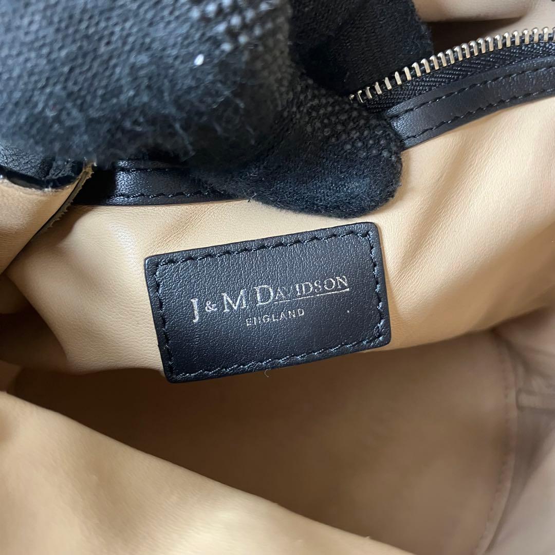 J&M Davidson✨デイジー ウィズ スタッズ 巾着 黒 バンドバッグ