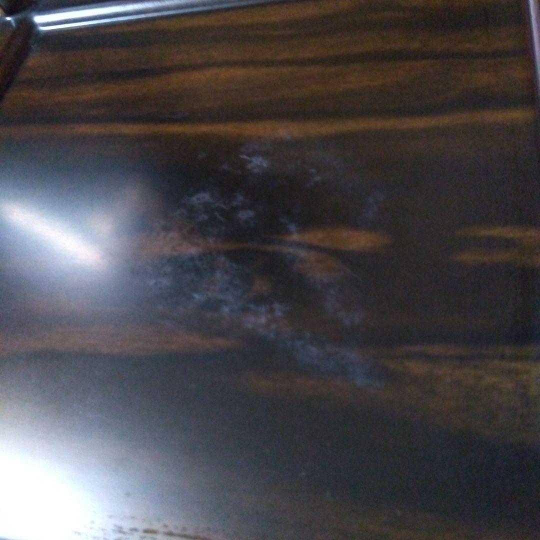 茶道　黒檀　ミニ中卓　装飾彫刻入りテーブル