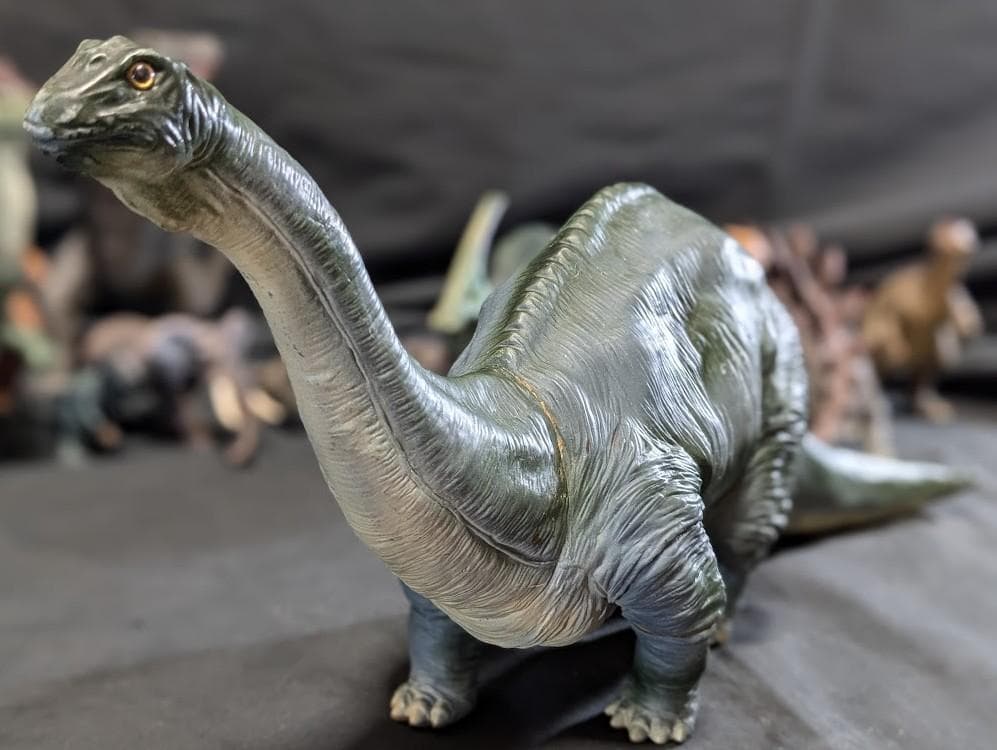 昭和レトロ恐竜（ツクダホビー）ソフビフィギュア９体セット＋２