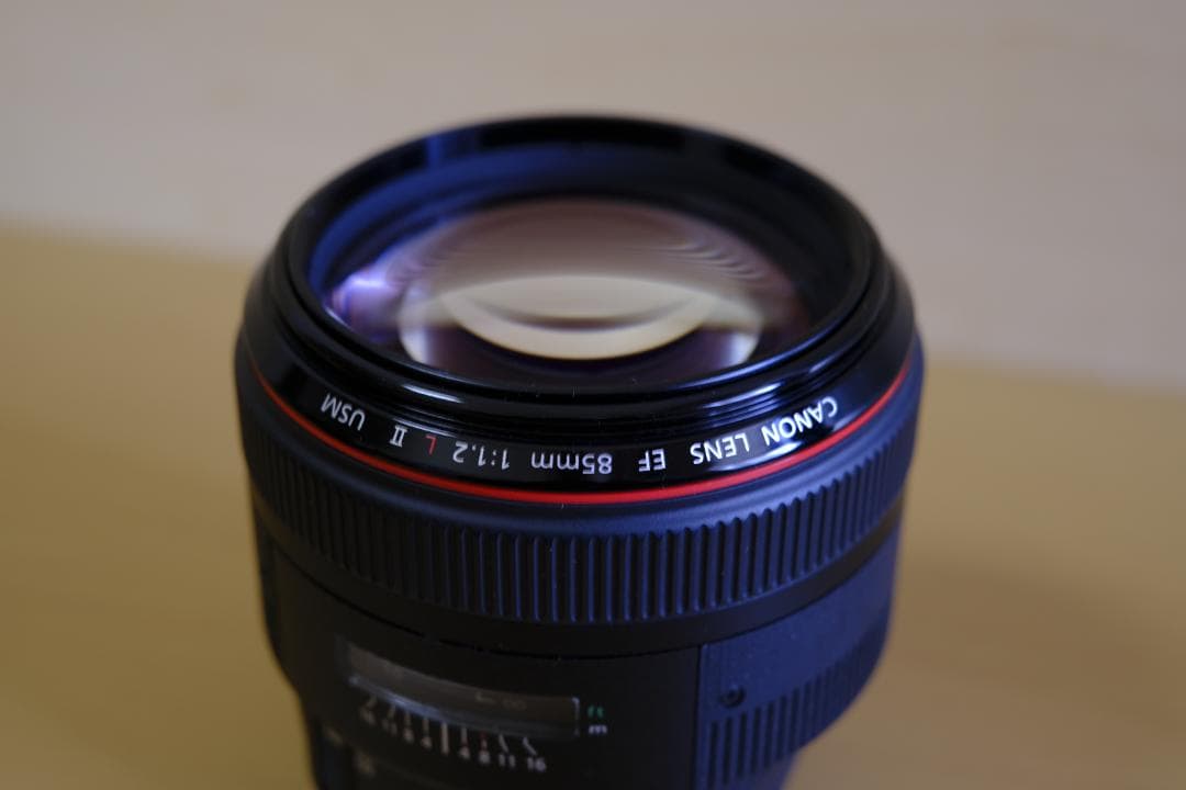 ★極美品 Canon EF85mm F1.2 LⅡ 中望遠レンズ 元箱付き完品
