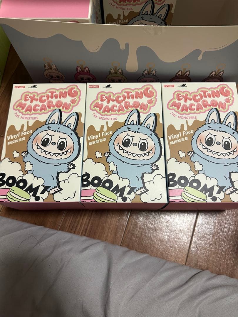 正規品POPMART LUBUBU ラブブ Macaron 未開封3box