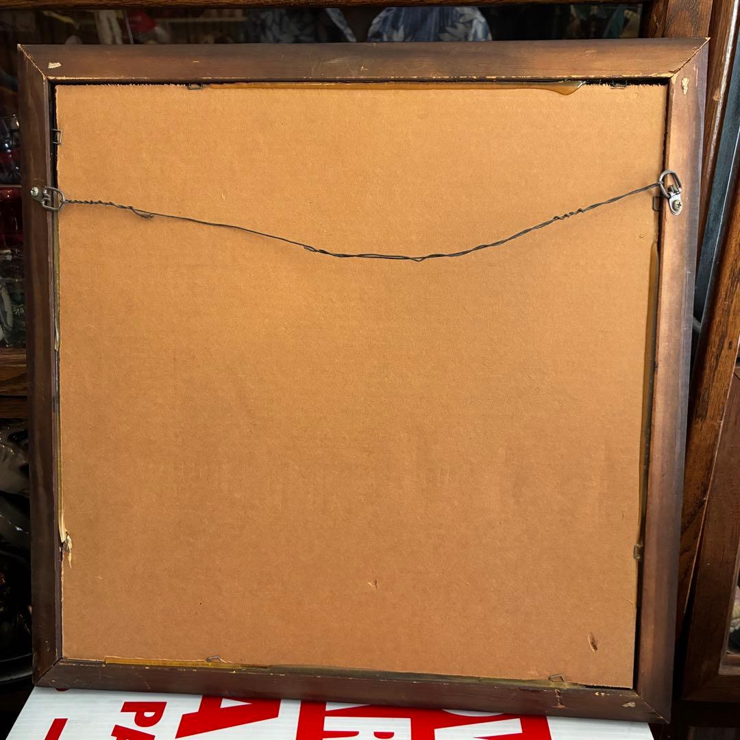 レア！70's アメリカアンティークmiller パブミラー鏡USAヴィンテージ