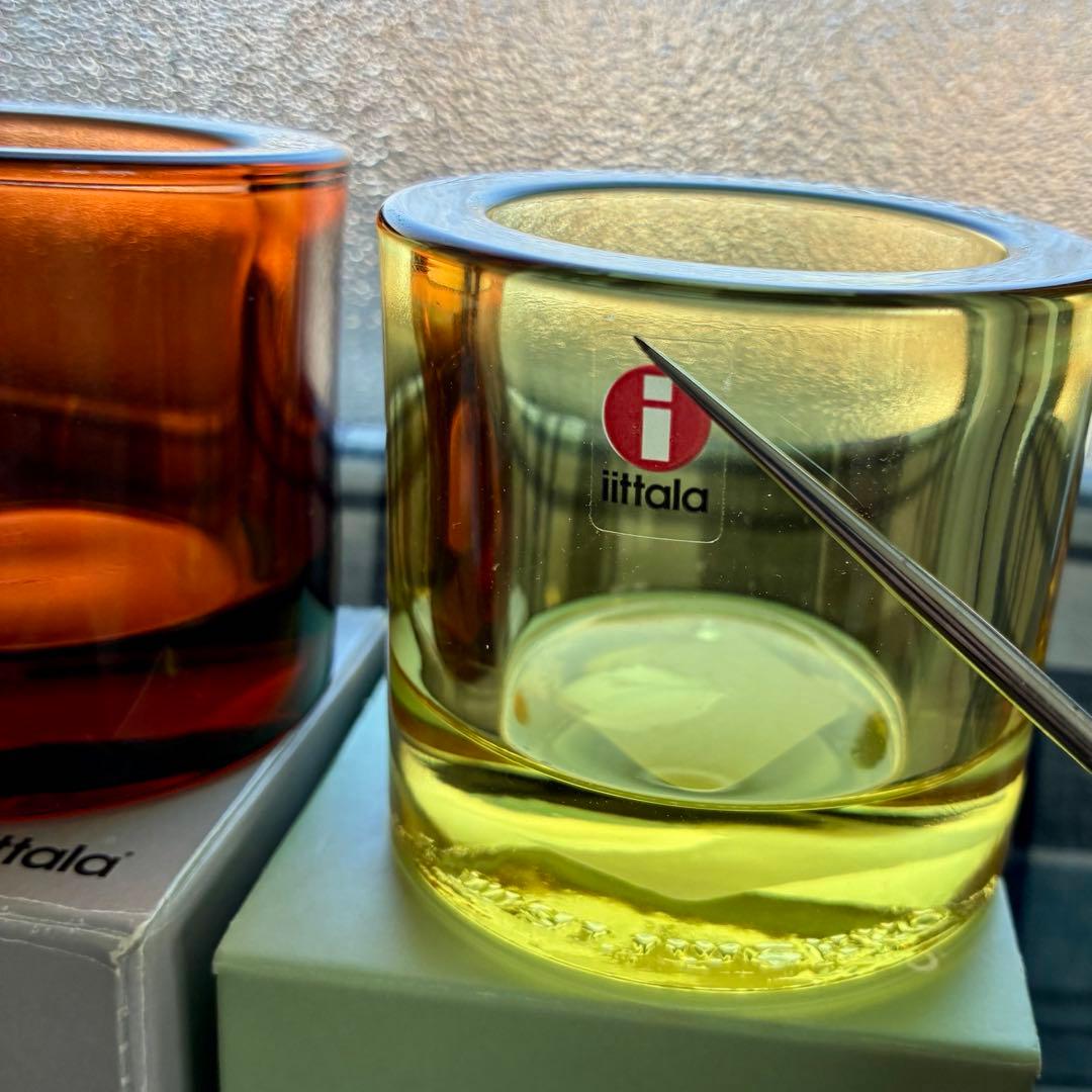  × marimekko キャンドルホルダー kivi 2個　キビ