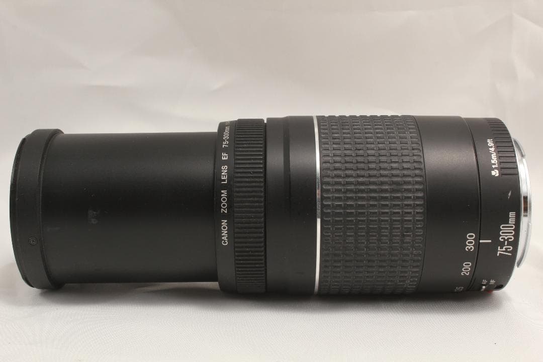 CANON EF 75-300 4-5.6 USM Ⅱ前後キャップ・フィルタ付き