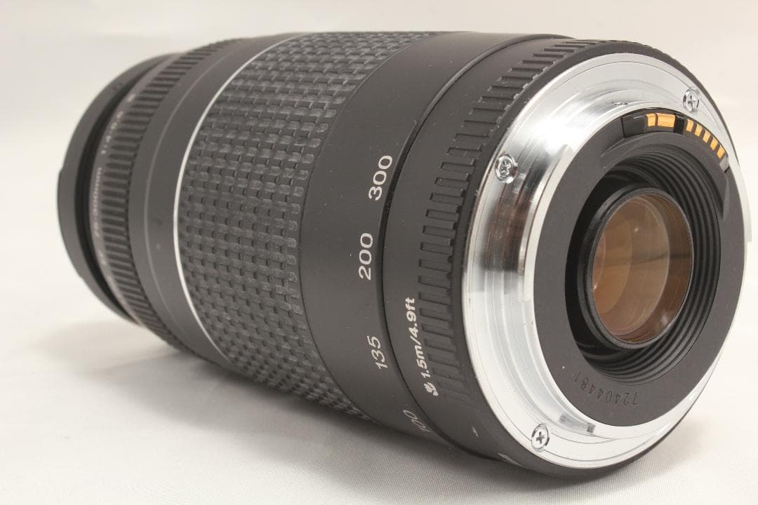 CANON EF 75-300 4-5.6 USM Ⅱ前後キャップ・フィルタ付き