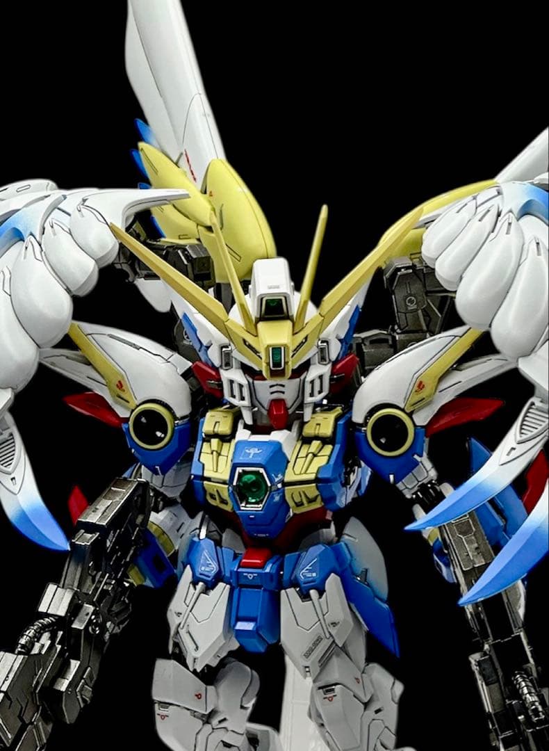 【バンダイ正規品・全塗装】MGSD ウイングガンダムゼロ EW 完成品