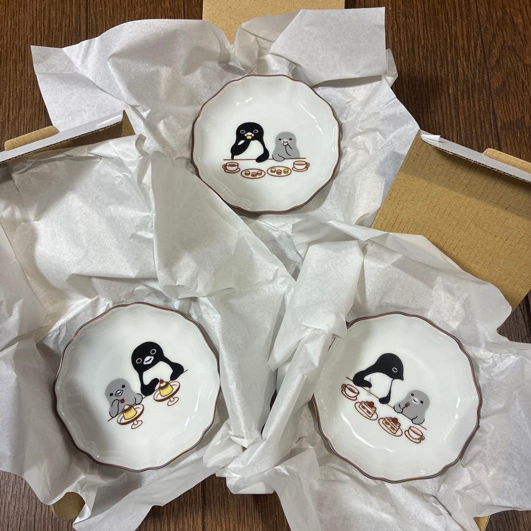 坂崎千春さん Suicaペンギン 九谷焼小皿花型 さかざきちはる