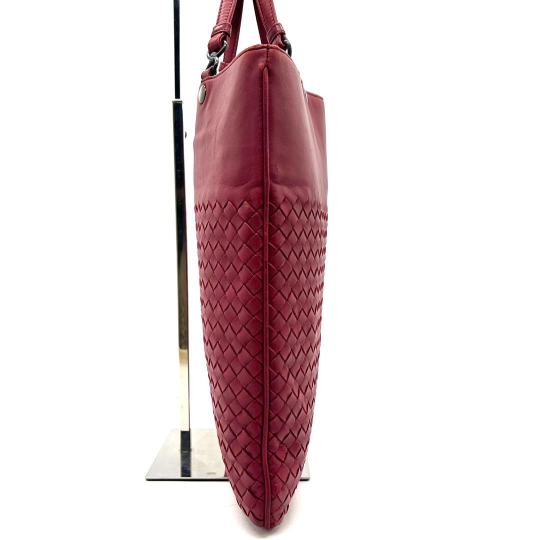 【美品】ボッテガヴェネタ トートバッグ イントレチャート A4収納可