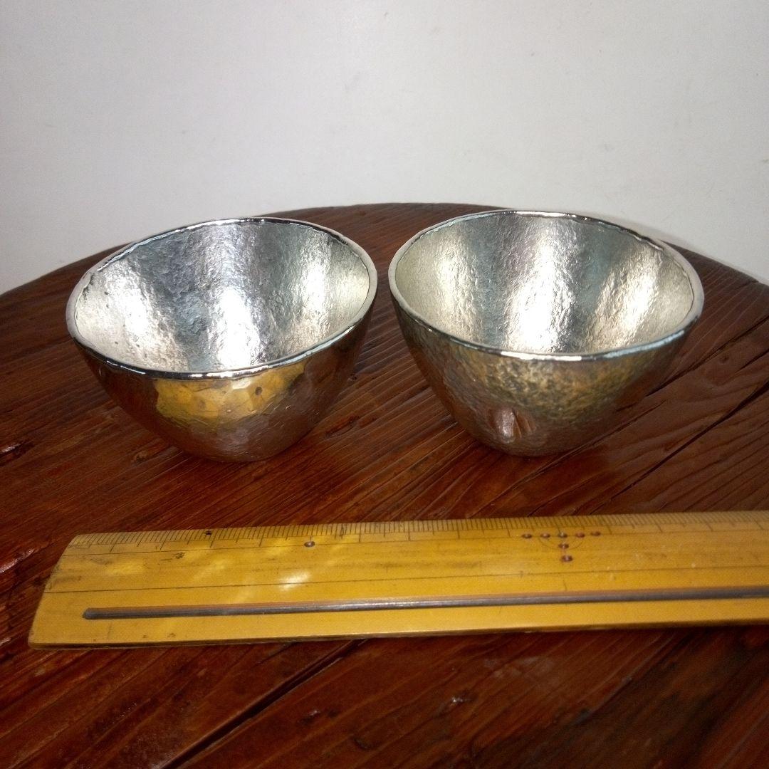 酒器　鶴岡鉦次郎　錫ちろり　ぐい呑