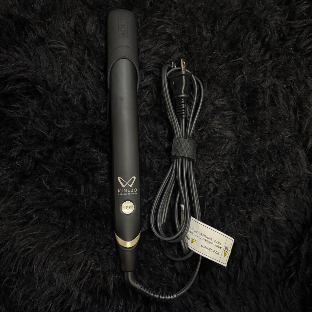 絹女 KINUJO ヘアアイロン wonder widemodel DS200黒