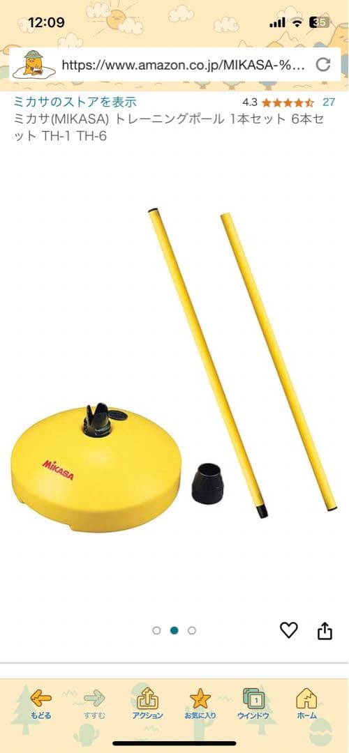 ミカサ　サッカー練習ポール6本&ラダー