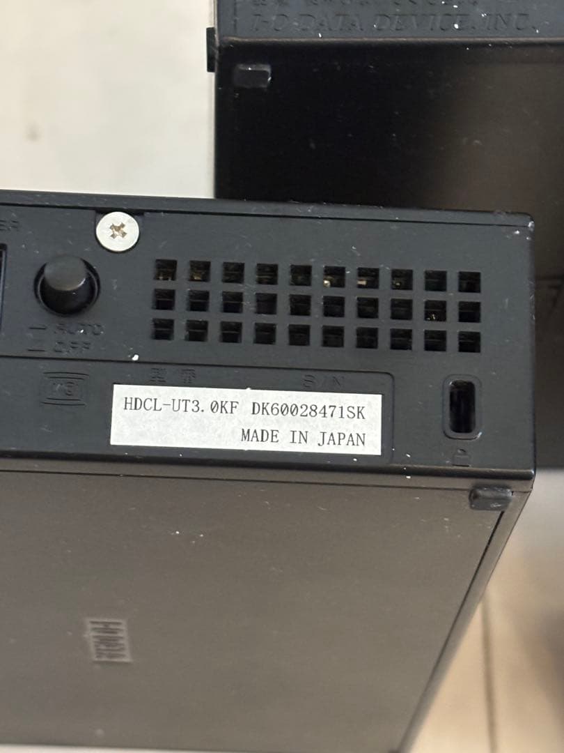 外付けハードディスク I-O DATA HDCL-UT3.0KC KF まとめ