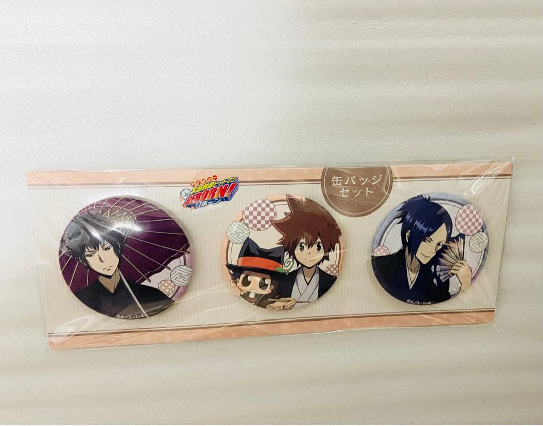 新品未開封　家庭教師ヒットマンREBORN！ダッシュストア 缶バッジセット