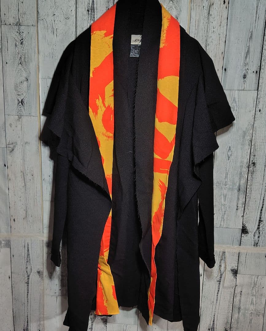 ブンブンジャー×h.NAOTO ブンオレンジ 振騎玄蕃 レイヤードカーディガン