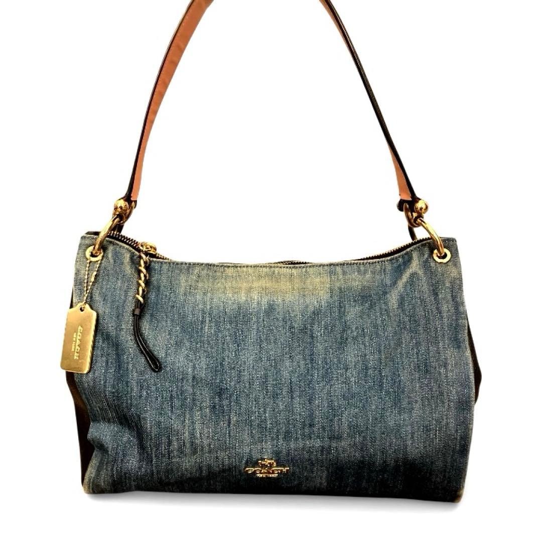 ✨【良品】✨コーチ ミア ワンショルダー 66964 デニム 2way 肩掛け