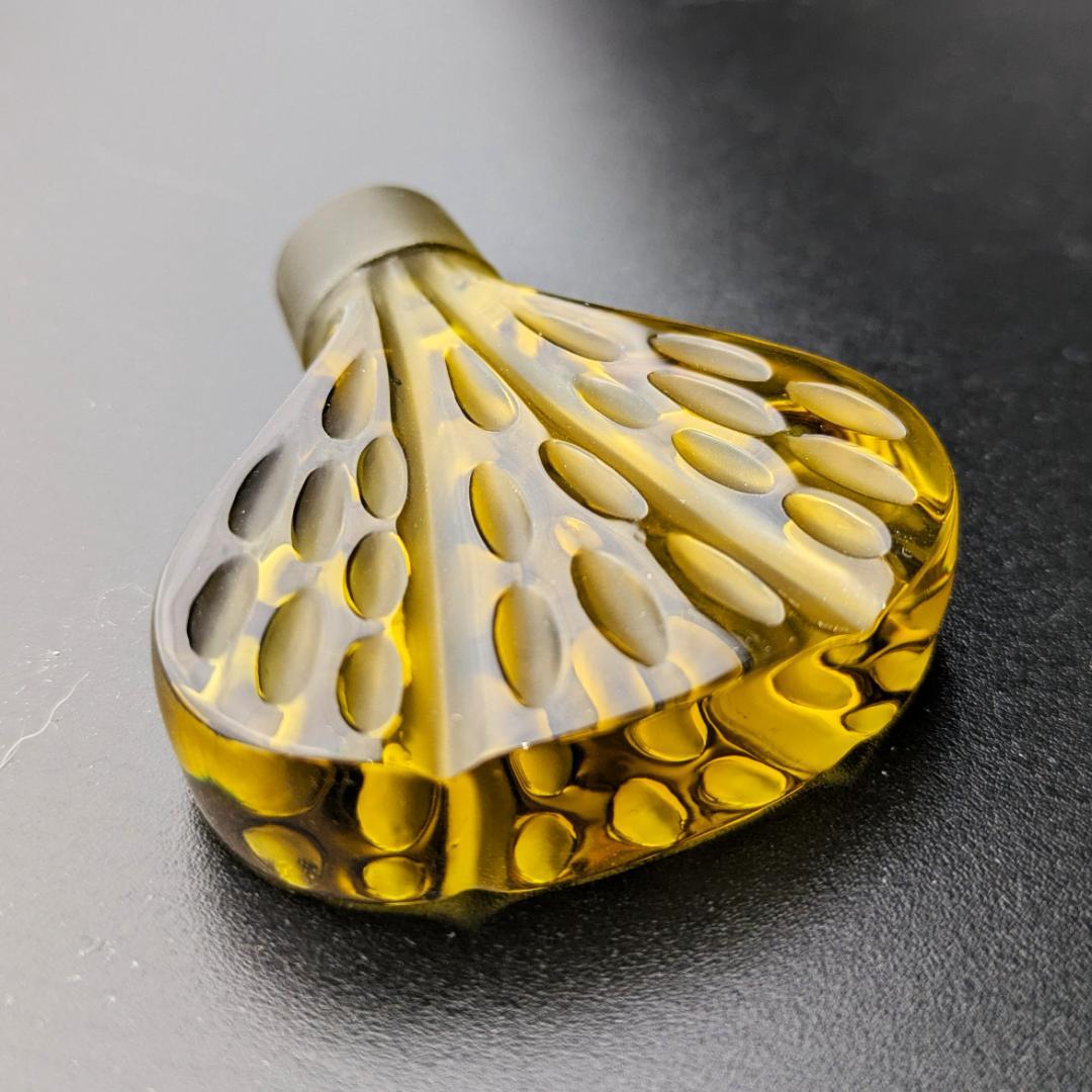 芸術的刺激に惹かれる★ラリック ミラベル アンバー 13㎝ 香水瓶 箱付き