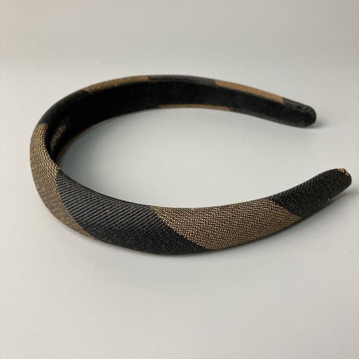 FENDI フェンディ カチューシャ ペカン柄 ヘアアクセサリー